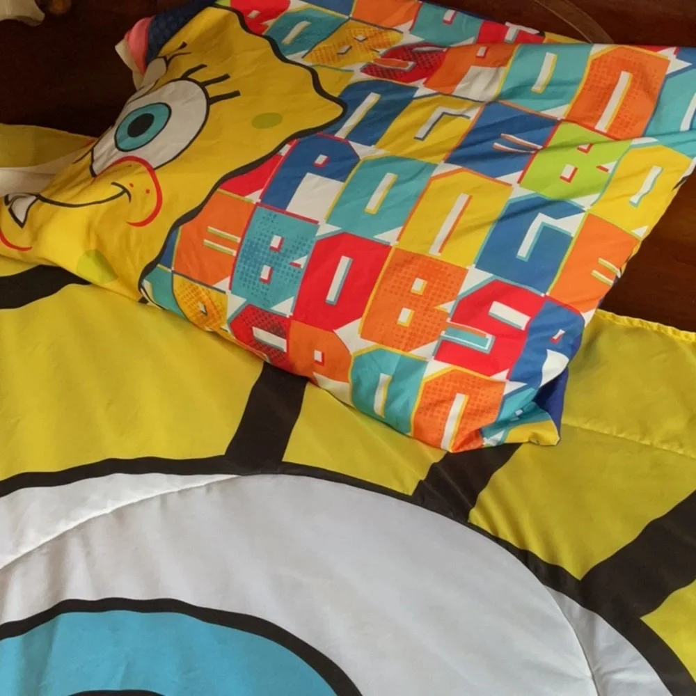 Sponge Bob twin bed set 4 piece
